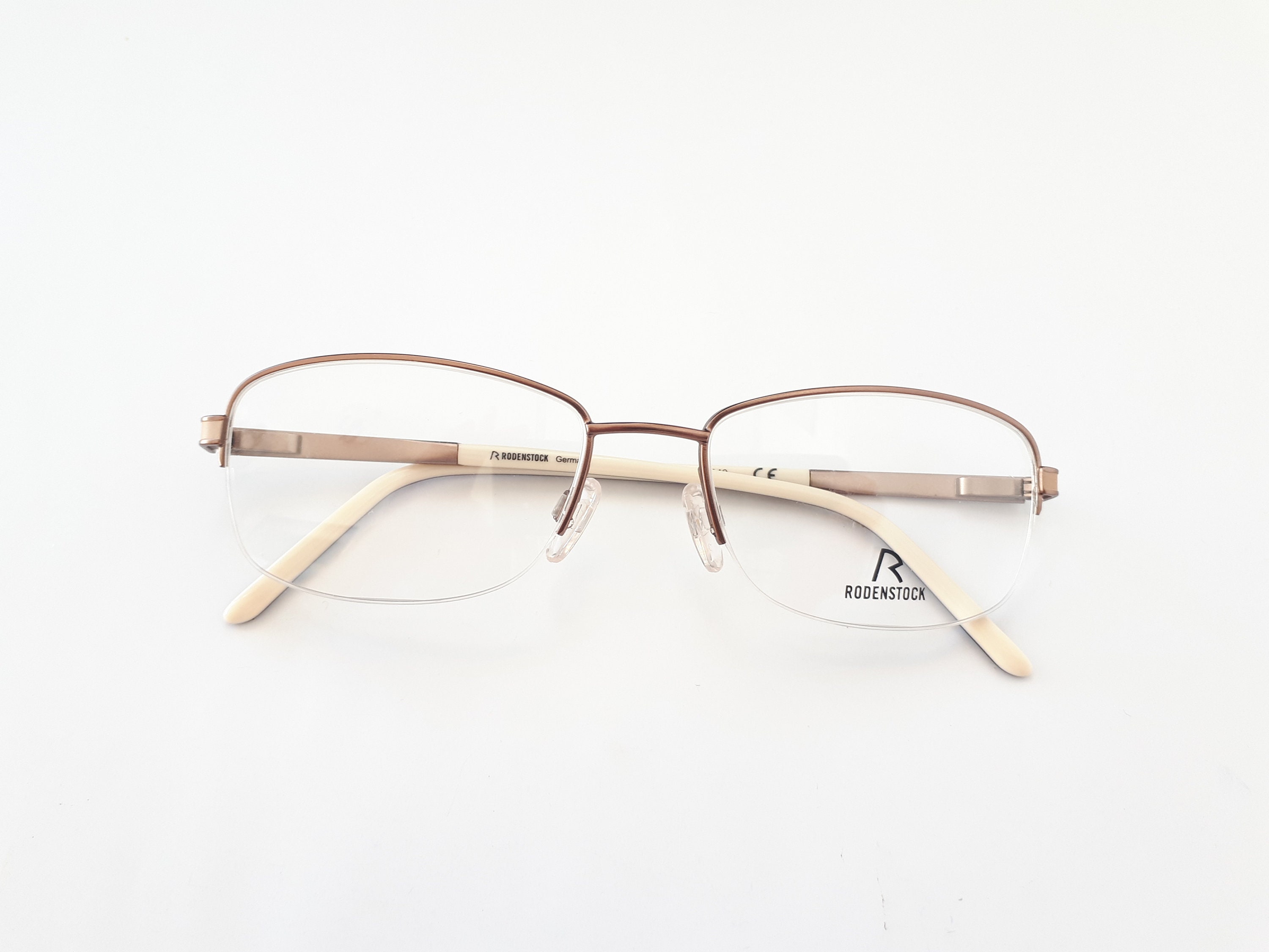 Rodenstock 2583 Eyeglasses Copper White Rectangle Women 