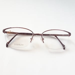Stepper 50210 038 eyeglasses purple lilac angular titanium half rim women glasses medium size original case cloth new neu Brille
