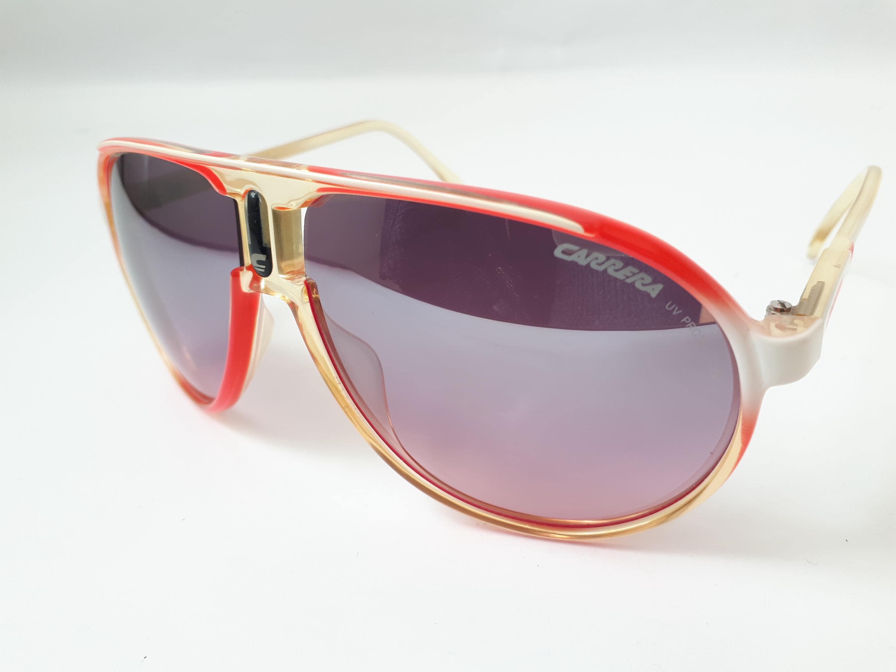 Carrera Pink Sunglasses CARRERA 6001 34004 Fuchsia PINK Frame Brown Lenses ROUND  main image 3