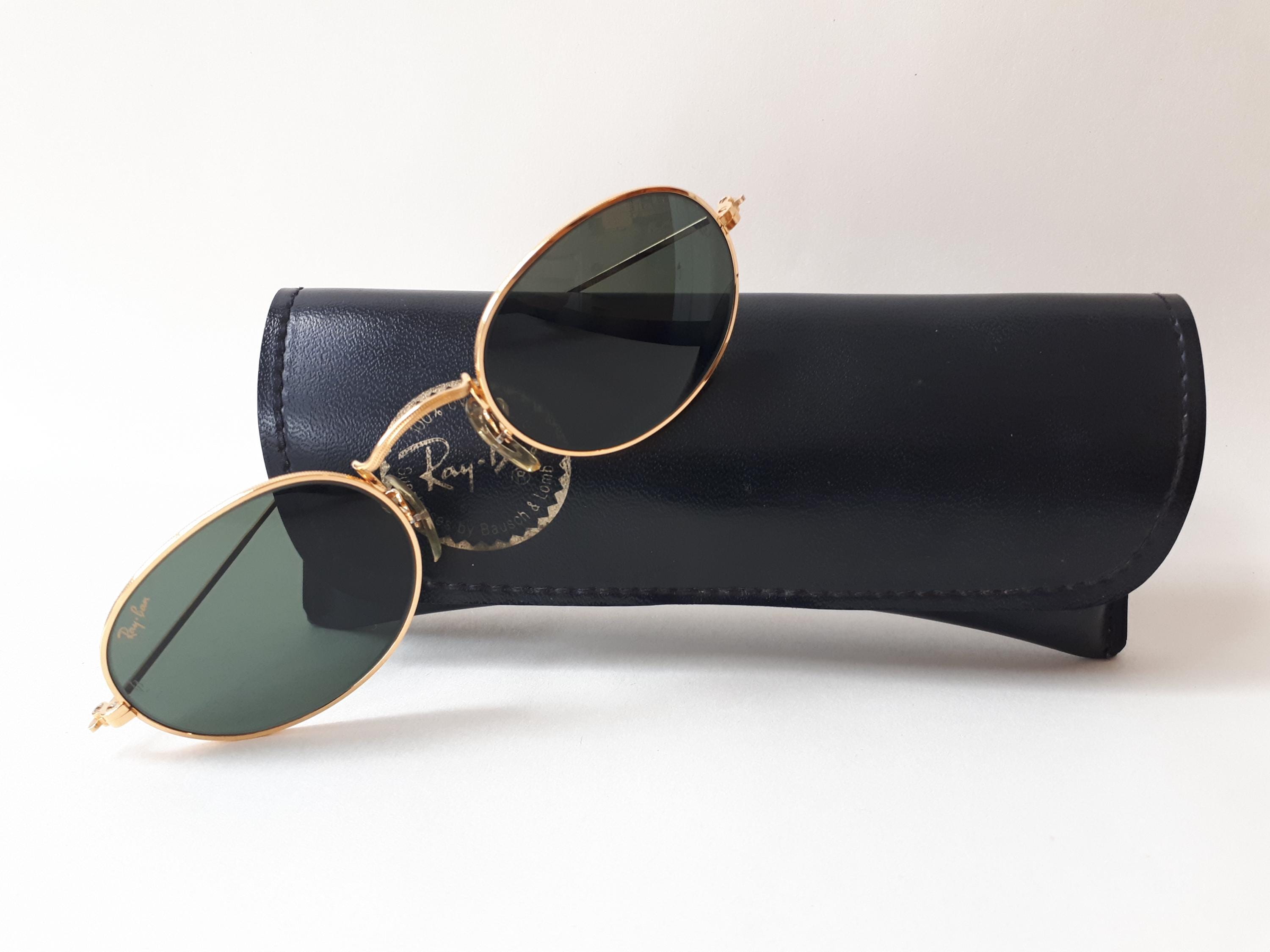 Vintage Gold Ray Bans Oval - Etsy