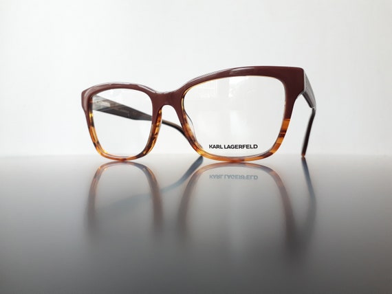 Karl Lagerfeld 919 eyeglasses brown colored butte… - image 5