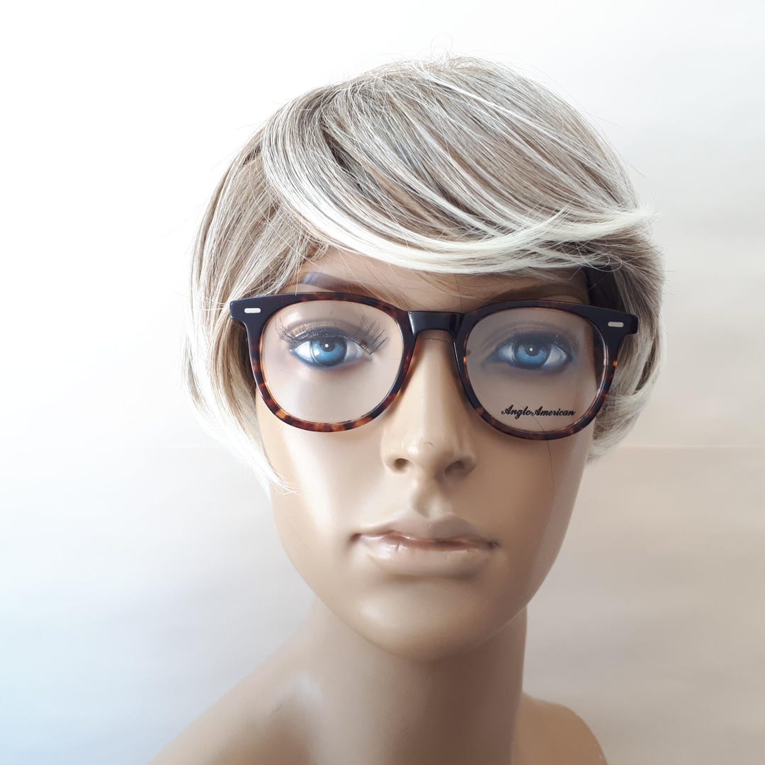 Anglo American Panto Brown Acetate Eyeglasses – Unisex Totoiseshell ...