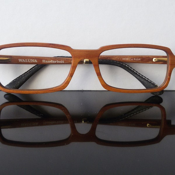 in legno occhiali da vista / occhiali da uomo / handmade / handarbeit / made in Austria / NOS /