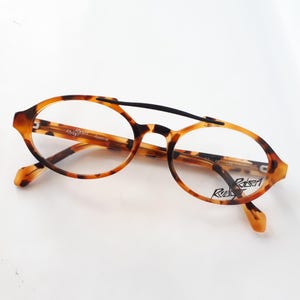 Robert Rudger 1159 260 eyeglasses tortoise brown oval women men plastic glasses from Austria medium size vintage 90s Nos neu Brille