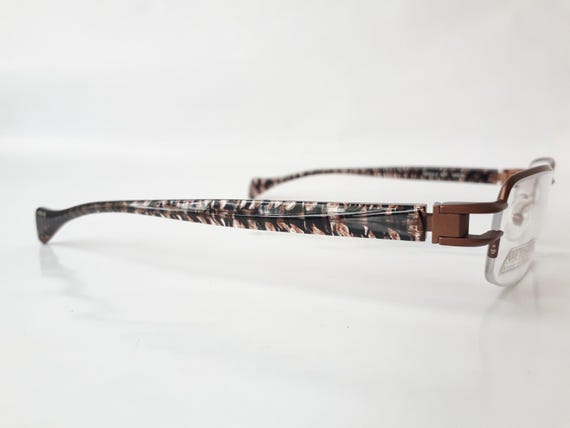 Face a Face Patch eyeglasses copper rectangle wom… - image 6