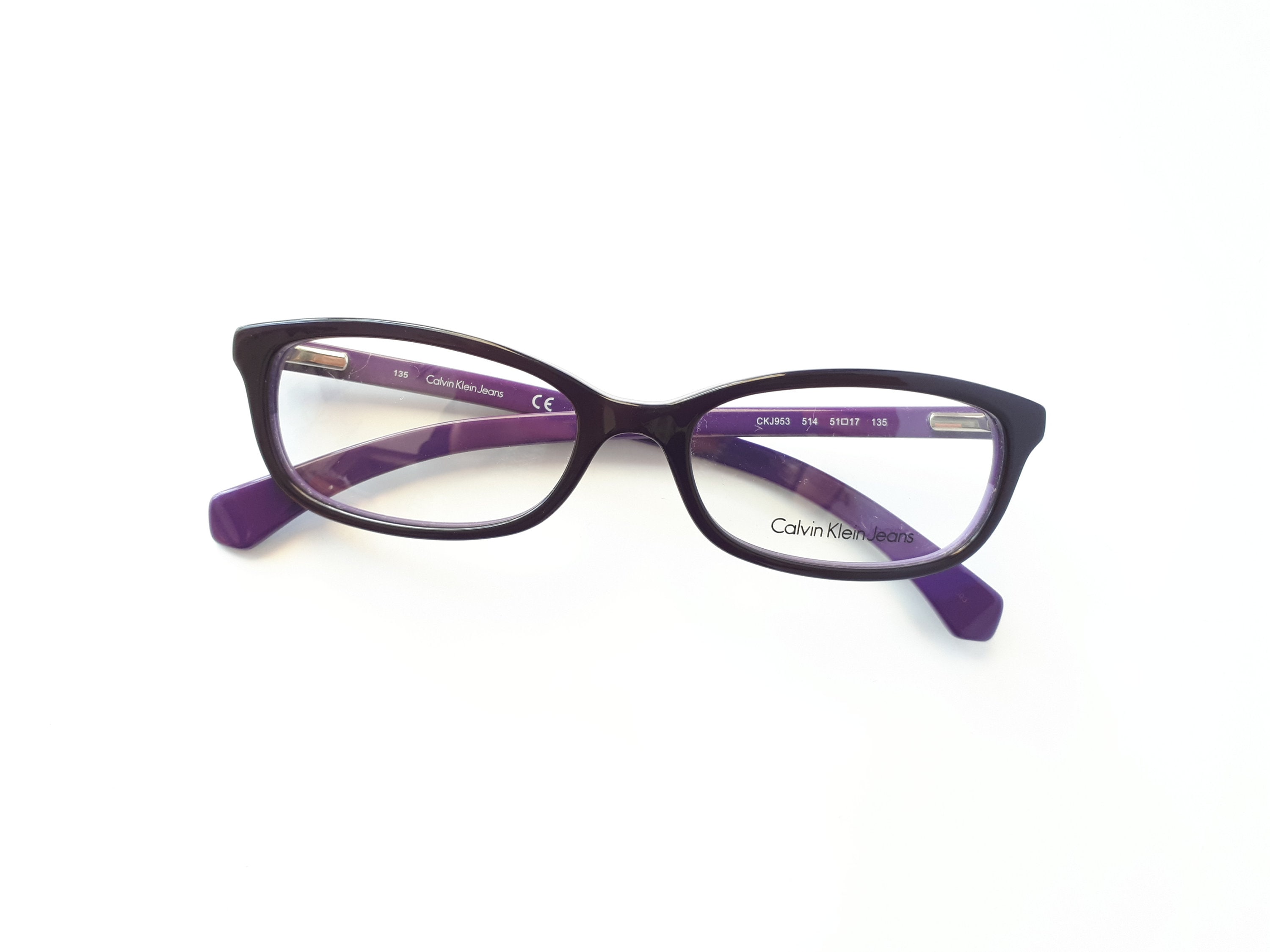 Calvin klein glasses purple hotsell