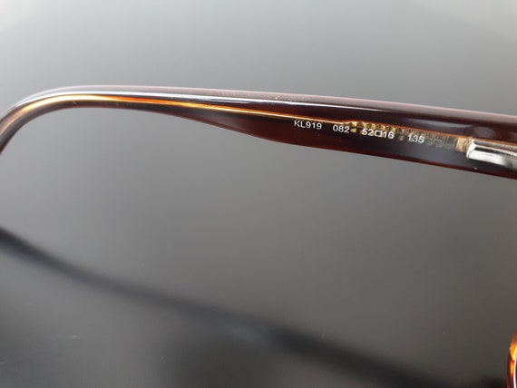 Karl Lagerfeld 919 eyeglasses brown colored butte… - image 9