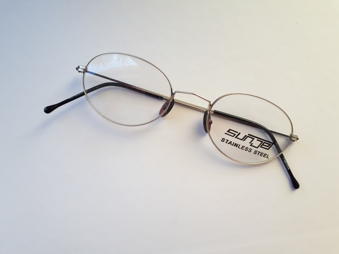 Carrera Sunjet 4300 Eyeglasses Worn Silver Oval Shaped Metal Unisex