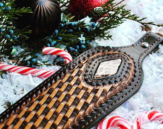 Premium Custom Handmade Leather Rifle Sling. Personalized. Hand Tooled