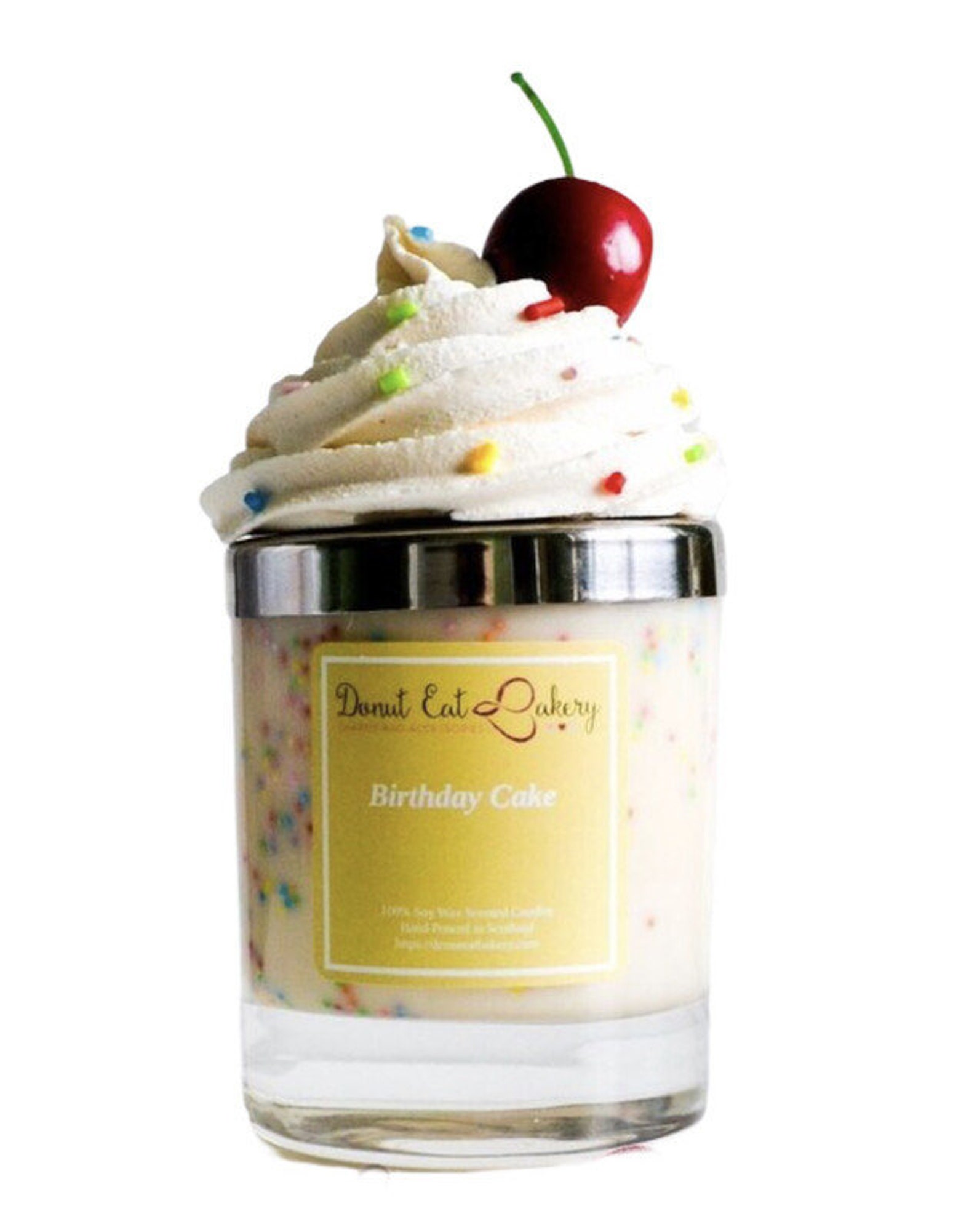 Birthday Cake Scented Candle Etsy