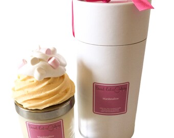 Marshmallow Scented Cupcake Candle