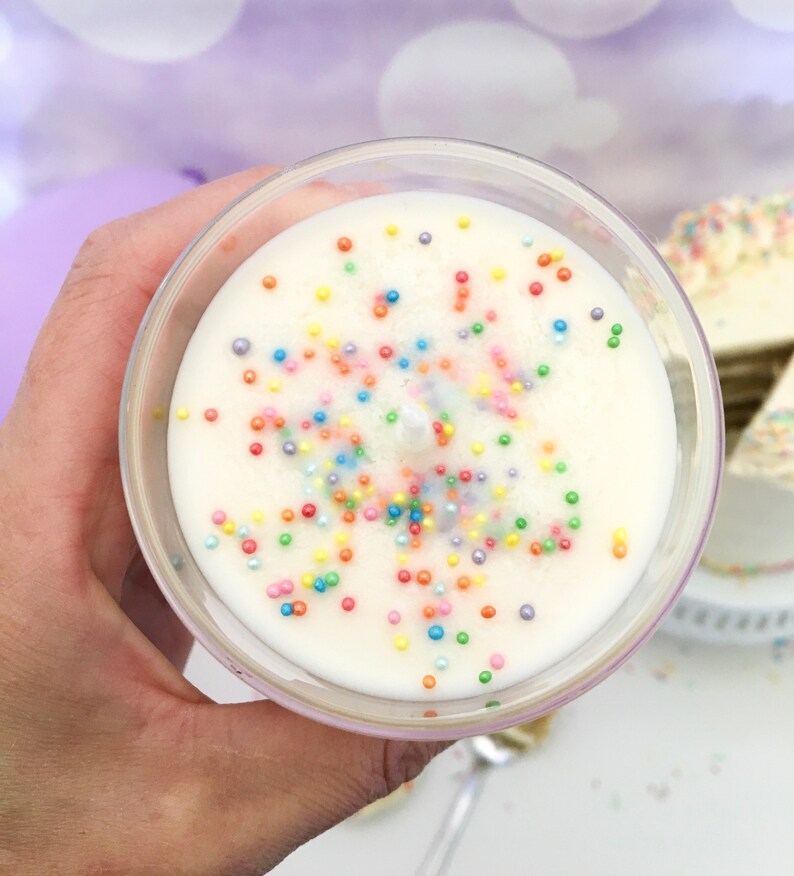 Birthday Cake Scented Candle Etsy