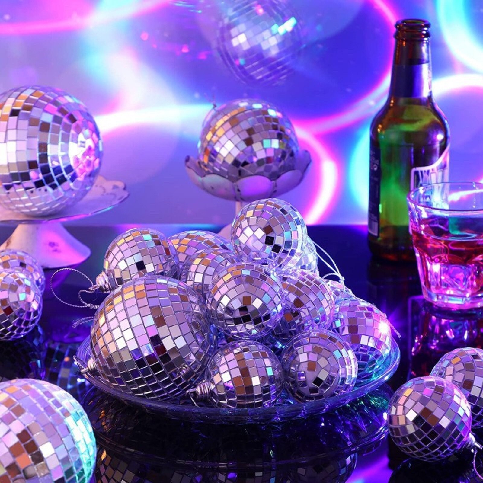 Disco Ball Decorationdisco Dancedisco Party Cake - Etsy UK