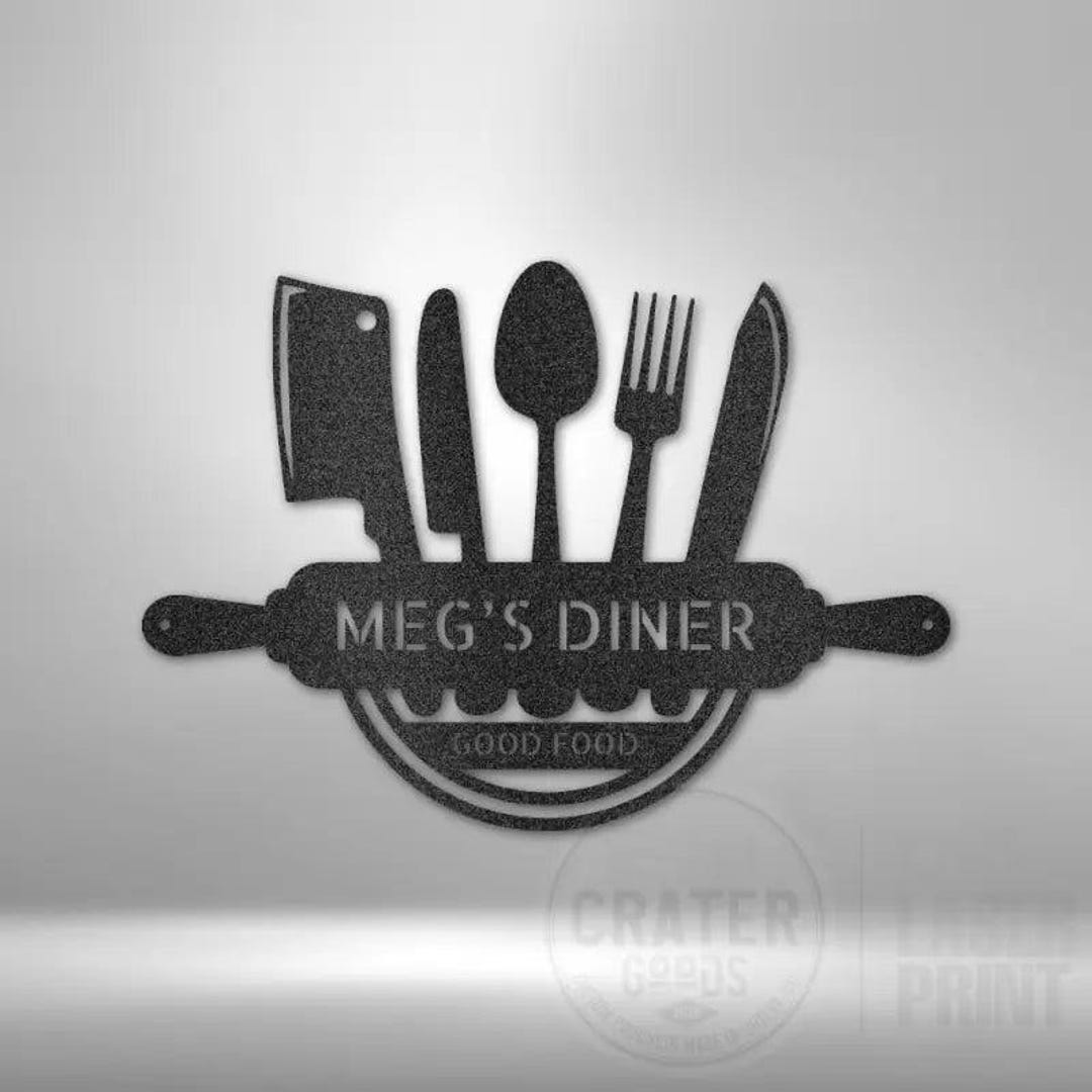 Art in the Kitchen Monogram Steel Sign DCS020 - Etsy