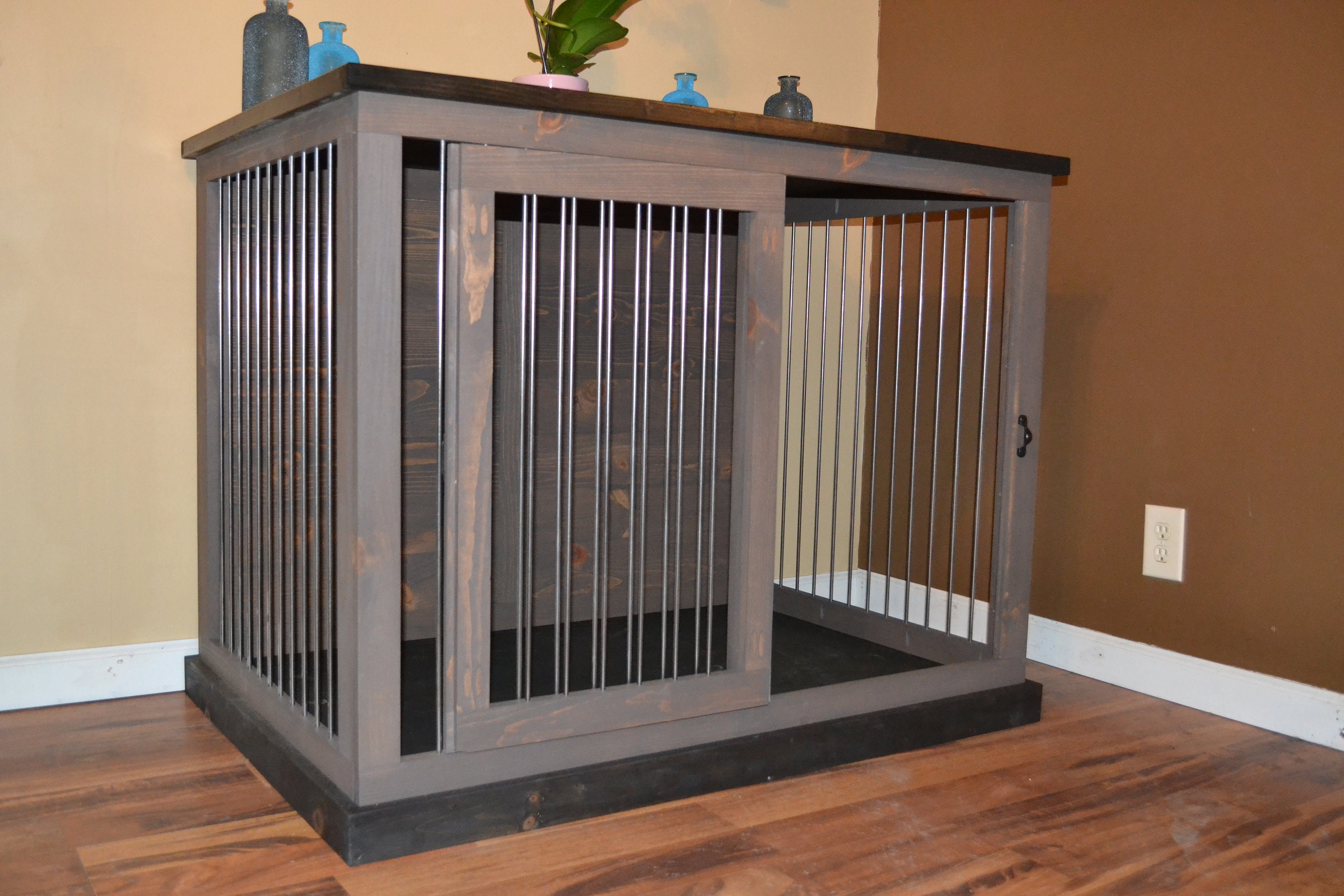 XL Dog crate furniture Dog kennel furniture Etsy