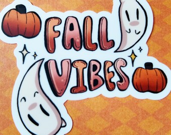 Spooky Fall Vibe Sticker
