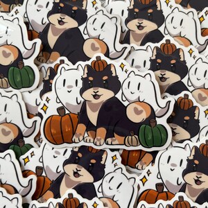 Spooky Shiba Inu dog Sticker