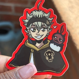 Black Clover Asta Sticker