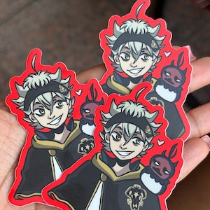 Black Clover Asta Sticker