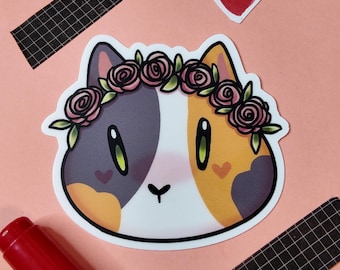 Calico Cat Sticker
