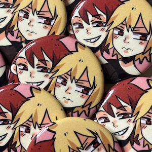 My hero academia Kiribaku Button