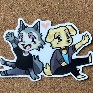 Beastars Legoshi X Jack Sticker