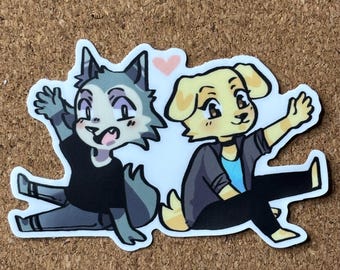 Beastars Legoshi X Jack Sticker