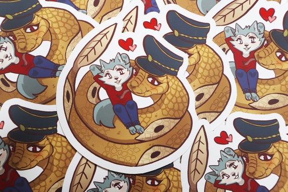 Beastars Legosi And Rokume Stickers Etsy