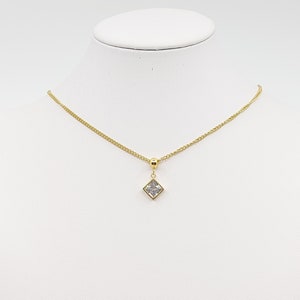 Gold Stainless Steel Chain Necklace - Minimalist Style