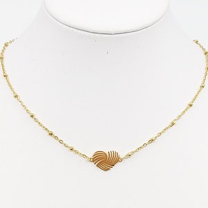 Gold Stainless Steel Chain Necklace - Minimalist Style
