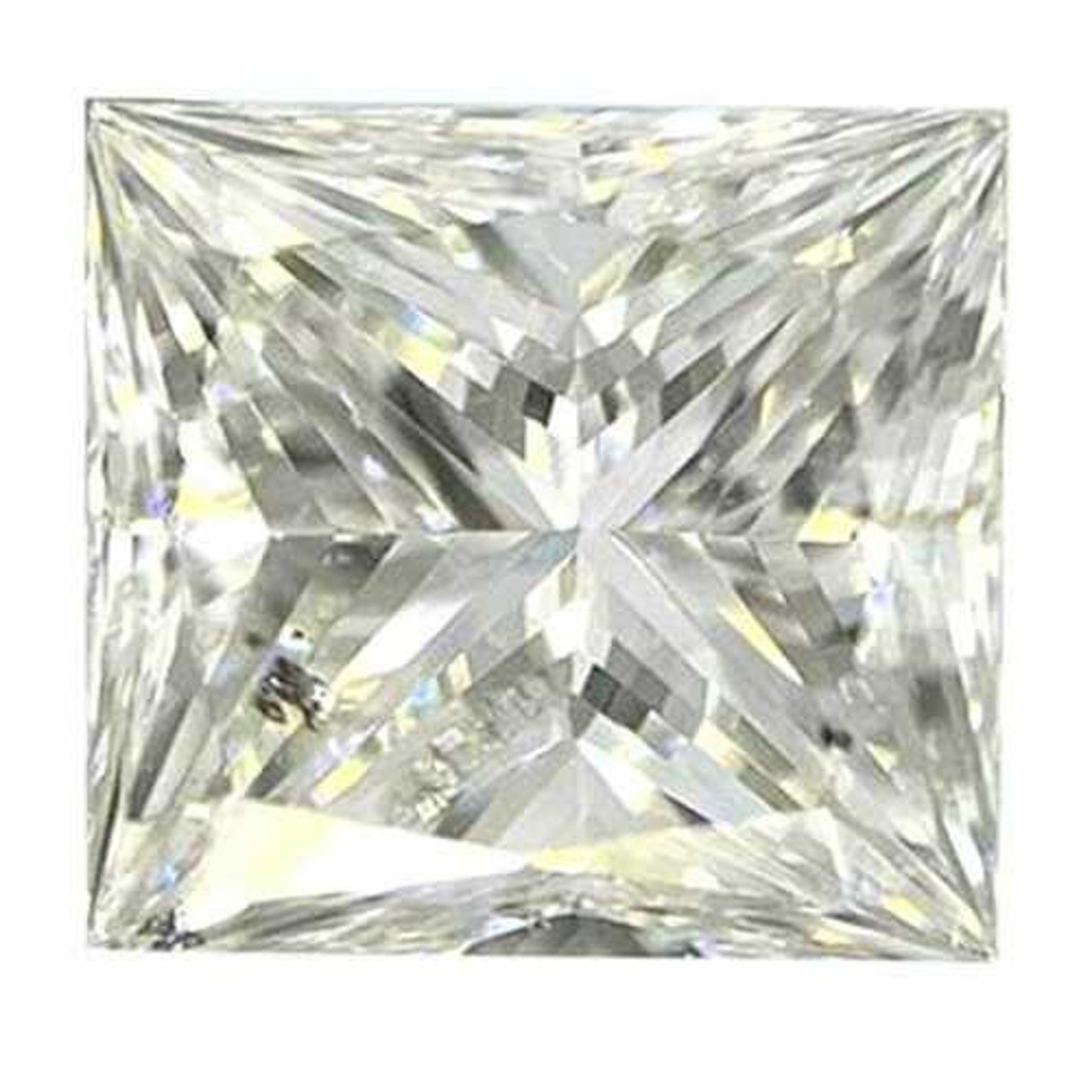 GIA certified loose diamond 0.73 ct H I1 Princess Cut UDS Etsy