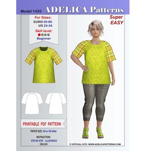 Sewing Patterns for Misses//Woman/'s Blouses//Tops in Sizes 6-24 Pre-owned