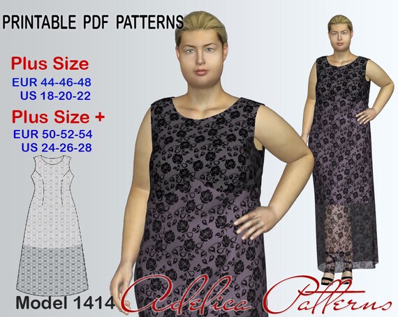 Plus Size Lace Maxi Dress Pattern For Sizes 4040 Evening Etsy Enchanting Plus Size Dress Patterns Plus Size Lace Maxi Dress Pattern For Sizes 4040 Evening Etsy Enchanting Plus Size Dress Patterns