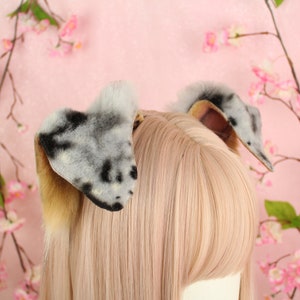 Australian shepherd puppy dog ears headband