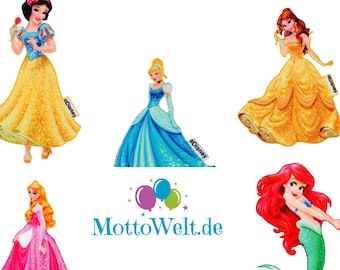 Mono Quick Disney Princess, Application, Patch Ironing Sewing Ironing Image, Arielle Belle Snow White Sleeping Beauty Cinderella