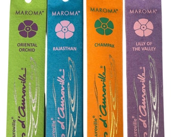Maroma natural incense sticks, lily of the valley, orchid, champaka, Rajasthan - Natural