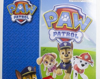 Paw Patrol Bügelbilder - Aufnäher - Patches, 2er SET LOGO und Team