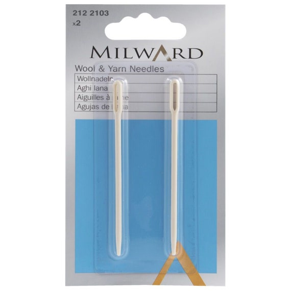 Milward 2122103 Wool Needles, 2 Pieces Made of Plastic 