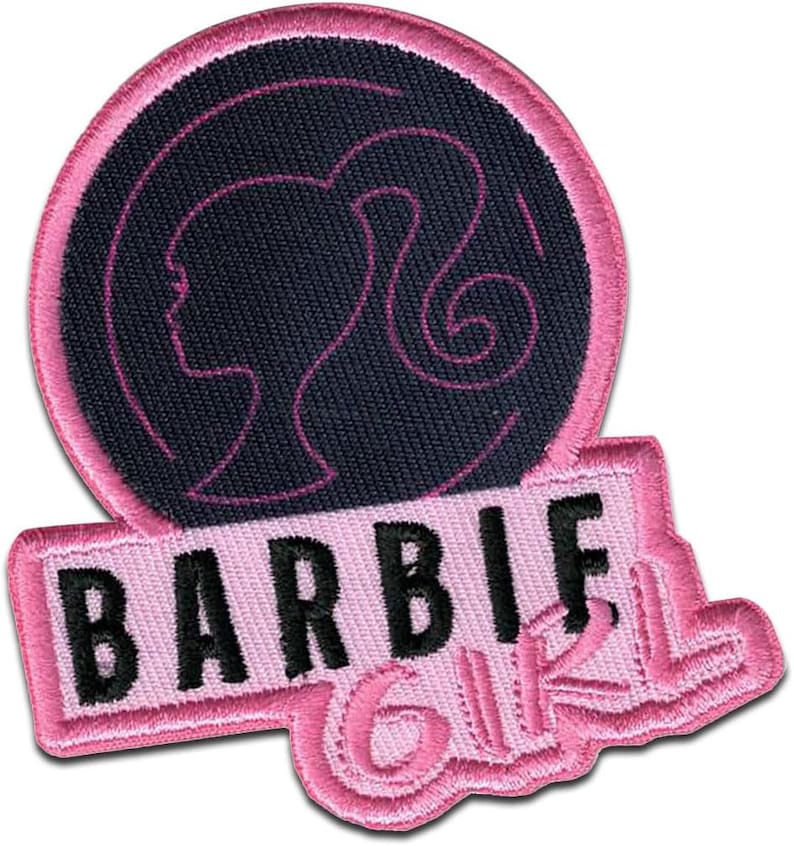 Cm3538x Barbie © Girl Appliques, Iron-on Transfer, Patch, Mattel ...