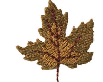 Feuille Mono Quick 04030, brodée, motif de repassage, patch env. 2,5 x 2,8 cm automne
