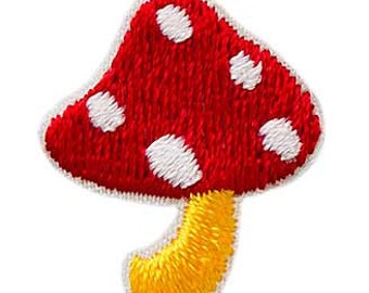Mono Quick 02032 Mushroom, Toadstool, Ironing Picture, Patch approx. 2.1 x 2.4 cm Autumn