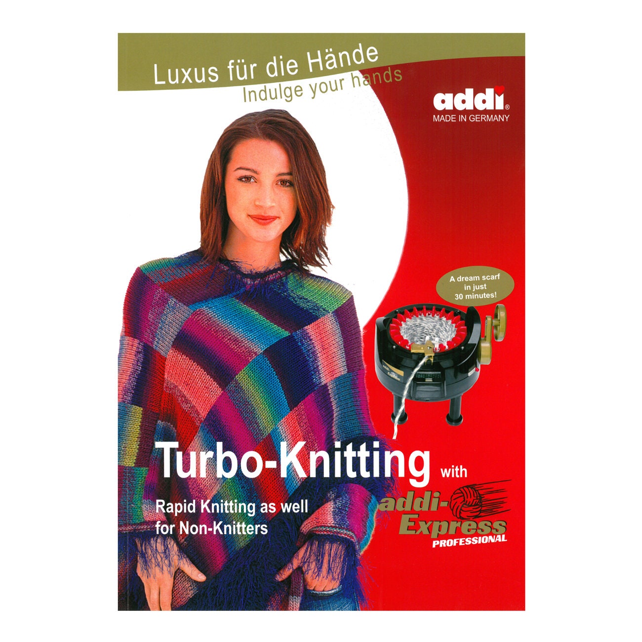 Knitting Pattern Addi Express Sentro 22 Needle Knitting Machine 22 Peg Loom  41 Projects / Addi Stricken / Addi Breien / Addi Tricot 