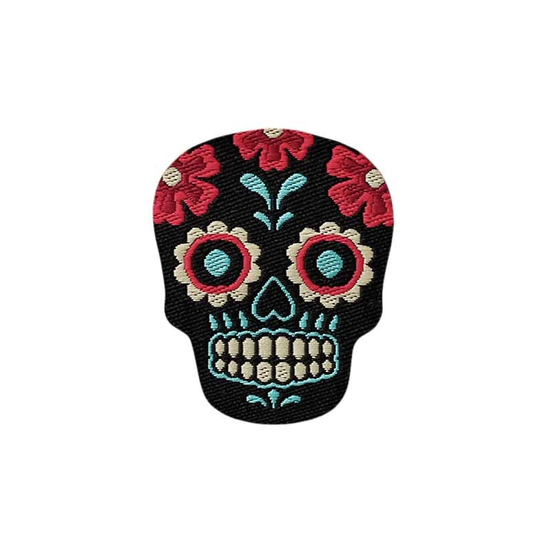 Mono Quick 0831x Skull, Appliqué, Día De Muertos Iron-on
