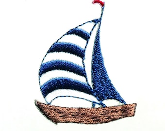 Mono Quick 04469 Sailboat Bracket image, patch, env. 4,0 x 4,9 cm Bateau mer