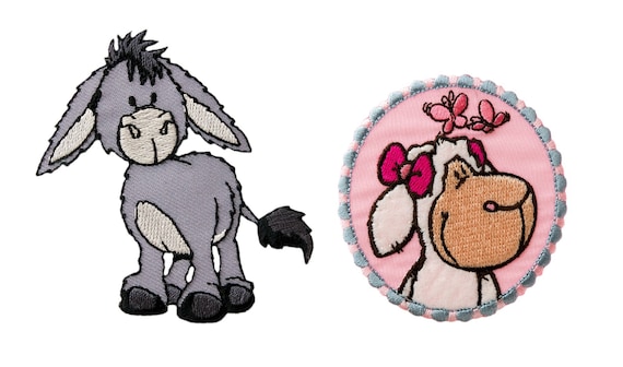 Mono Quick 1452x Nici © Donkey Sheep Ironing Picture Patch - Etsy