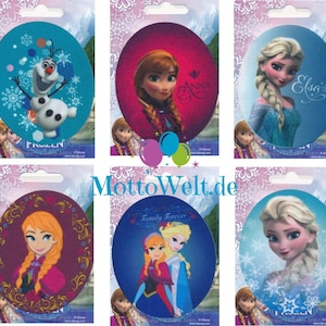 Disney Frozen Application, Ironing Image - Frozen, Anna, Elsa, Olaf - Oval