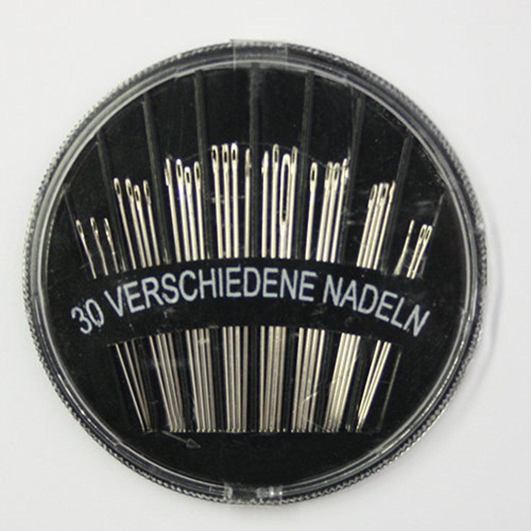 Everything About Sewing Sewing Needle Box With 30 Pieces Etsy