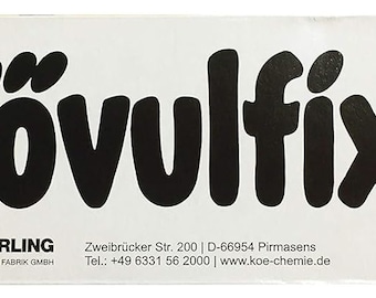 KÖVULFIX - Universal adhesive for leather, plastics and rubber - 90g tube (EUR 155.56 / kg)