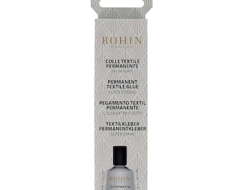 Bohin 65502 Textile - Glue, Super strong textile glue, permanent, 30g - (500,00 EUR / 1 Kg)