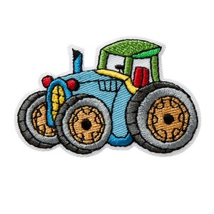 Mono Quick 08253 Tractor, iron-on patch, farm vehicle tractor